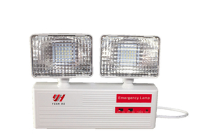 Wiederaufladbare LED-Notfall-Doppelkopfleuchte