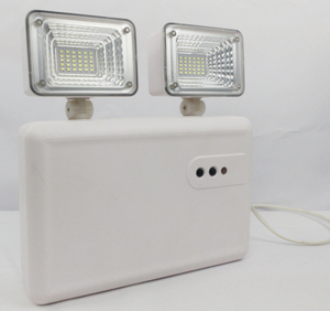 Wiederaufladbare LED-Notfallleuchte mit zwei Köpfen, IP65