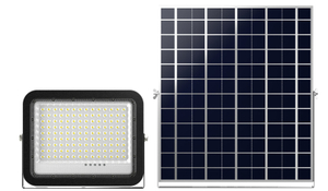 Solarleuchte im Euro-Stil, Solar-Gartenleuchte, Solar-Flutlicht, Aluminiumgehäuse, 50 W, 100 W, 150 W, 200 W, 250 W, 300 W, 400 W