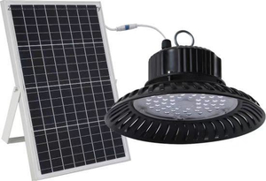 Solar-LED-Hochregalleuchte 50–200 W, Außenleuchte, Industrieleuchte