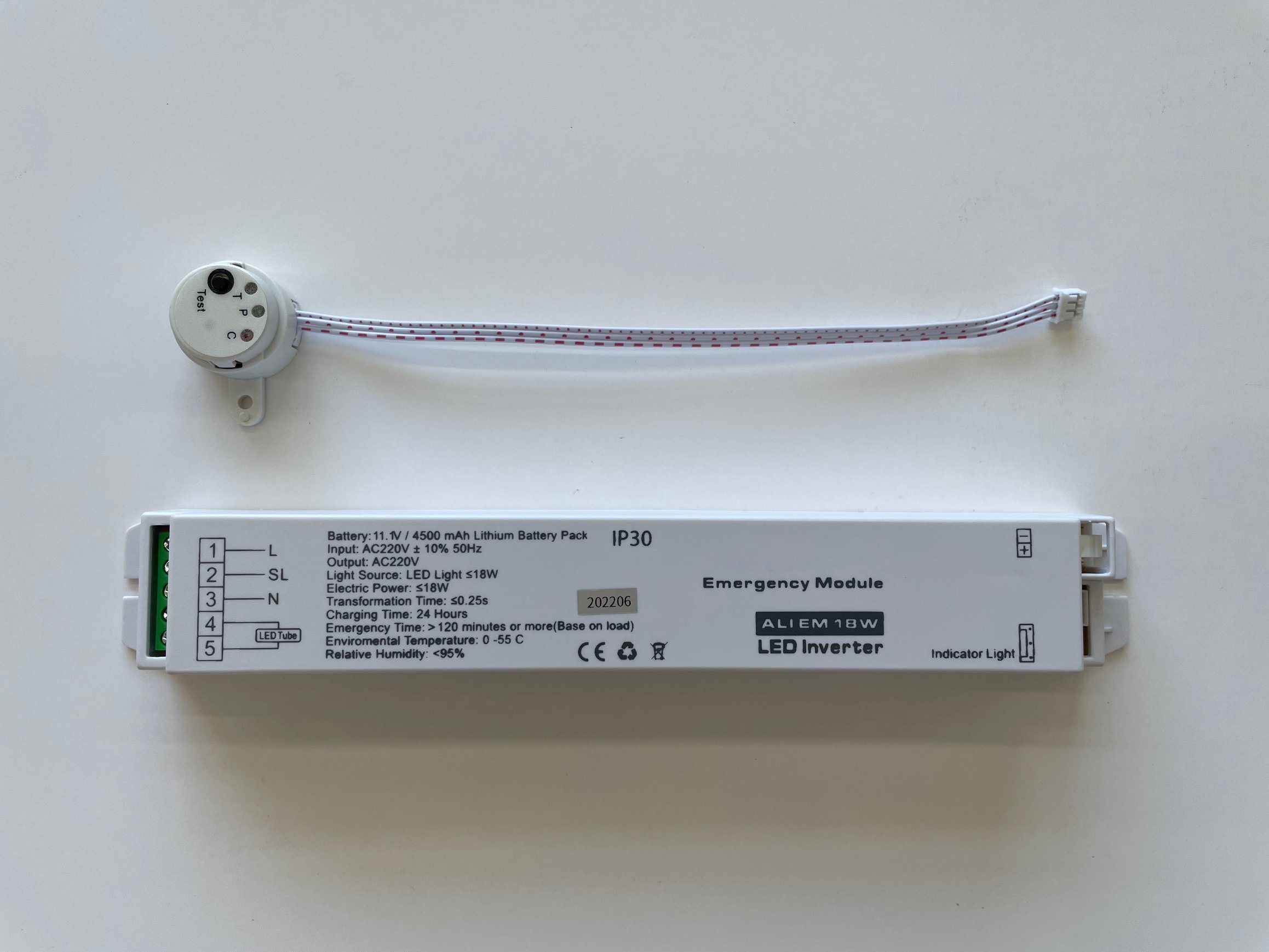 LED-Akku-Notfall-Treiberbatterie-Kit für alle LED-Leuchten unter 20 W